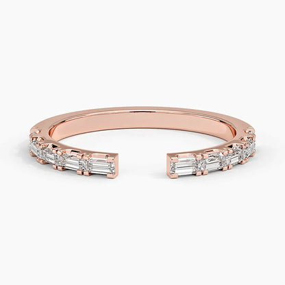 OPEN BAGUETTE RING - M&D Signature Jewels