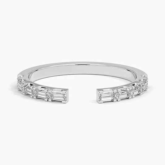 OPEN BAGUETTE RING