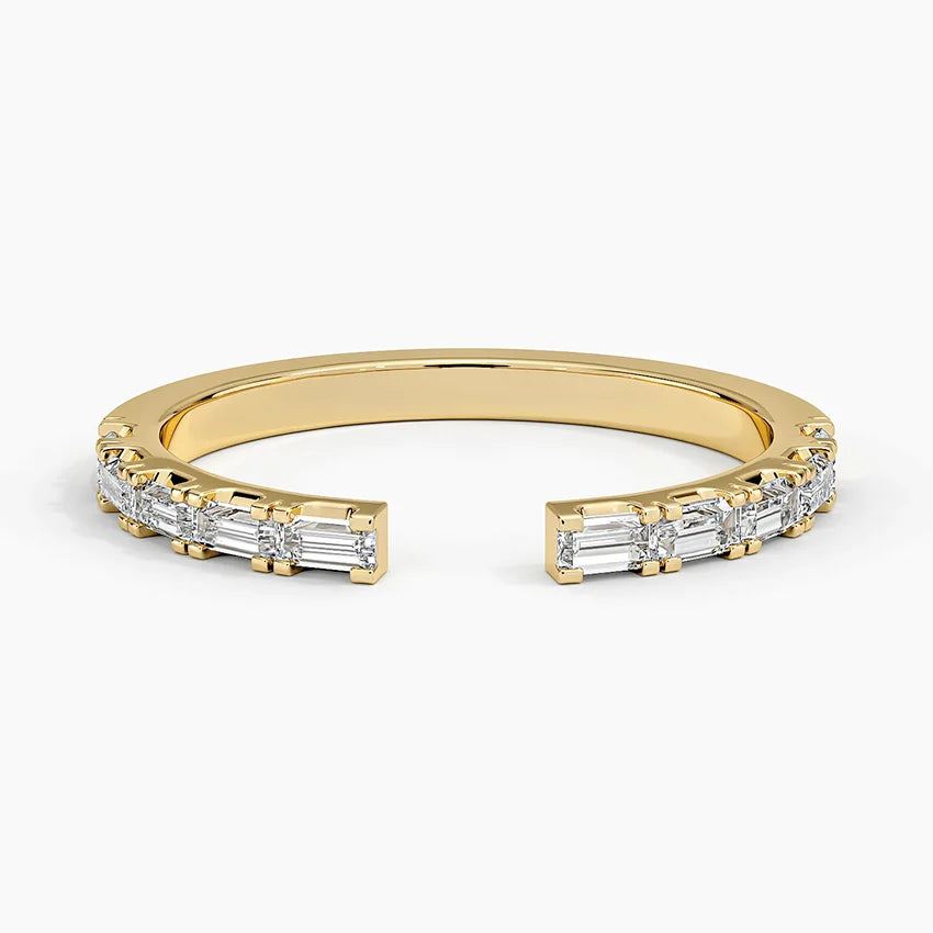 OPEN BAGUETTE RING