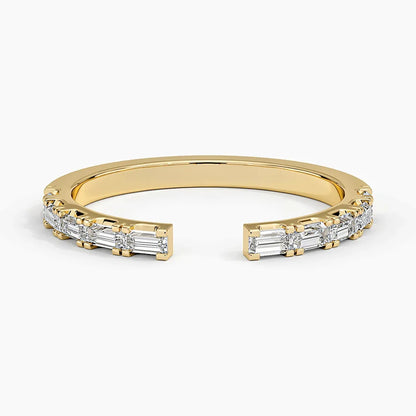 OPEN BAGUETTE RING - M&D Signature Jewels