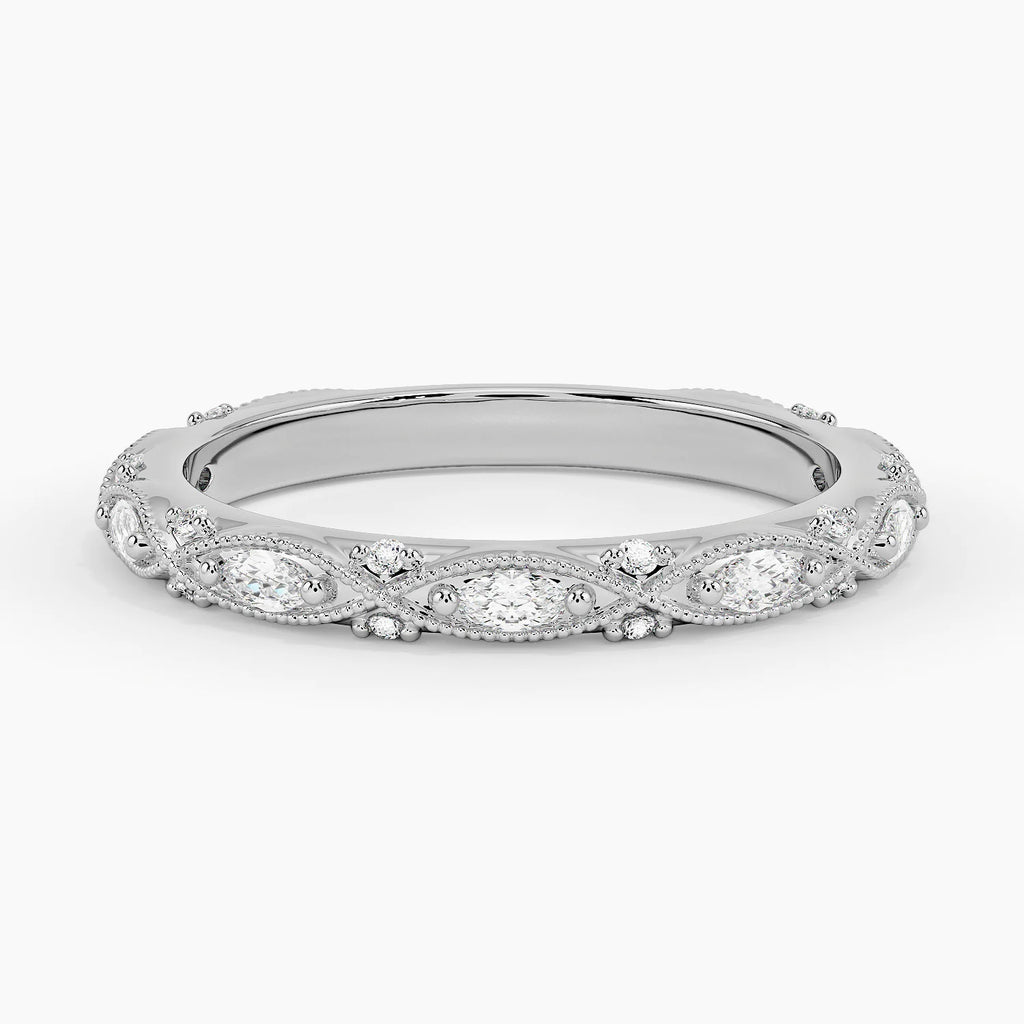 CIEL MILGRAIN DIAMOND RING
