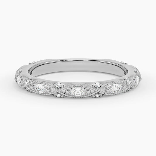 CIEL MILGRAIN DIAMOND RING
