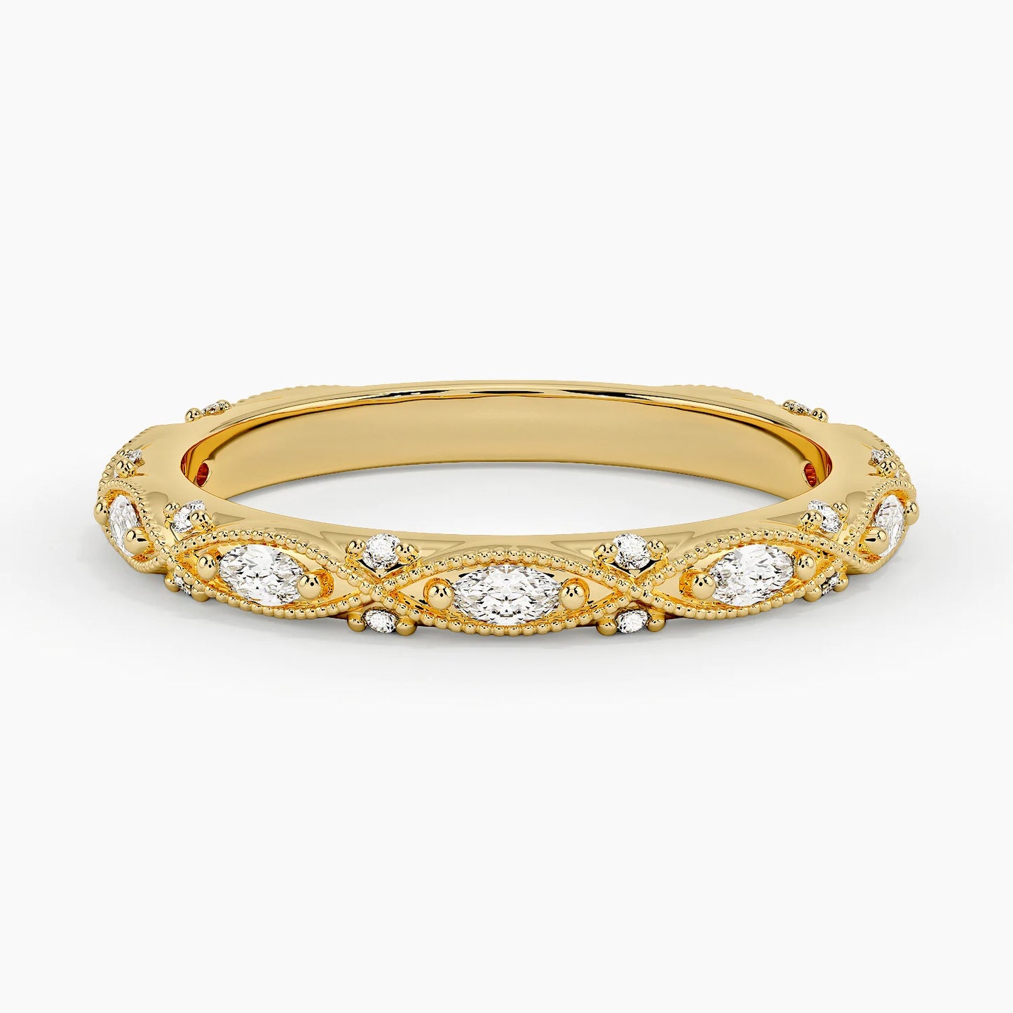 CIEL MILGRAIN DIAMOND RING - M&D Signature Jewels