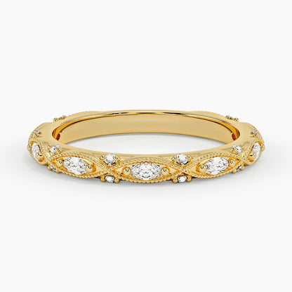 CIEL MILGRAIN DIAMOND RING - M&D Signature Jewels