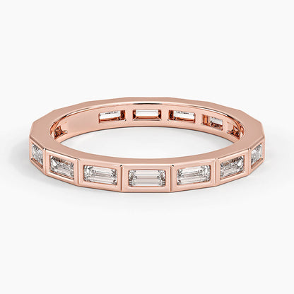 BEZEL BAGUETTE FOREVER BAND - M&D Signature Jewels
