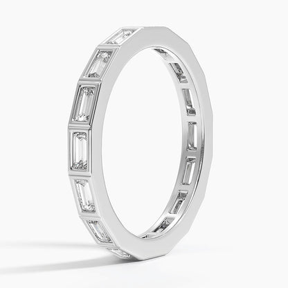 BEZEL BAGUETTE FOREVER BAND - M&D Signature Jewels