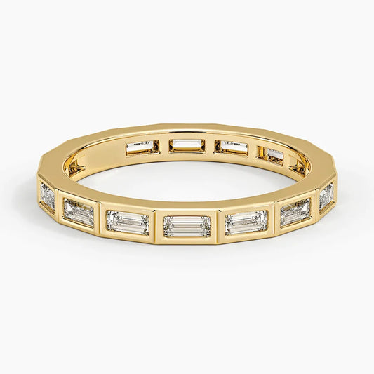 BEZEL BAGUETTE FOREVER BAND - M&D Signature Jewels