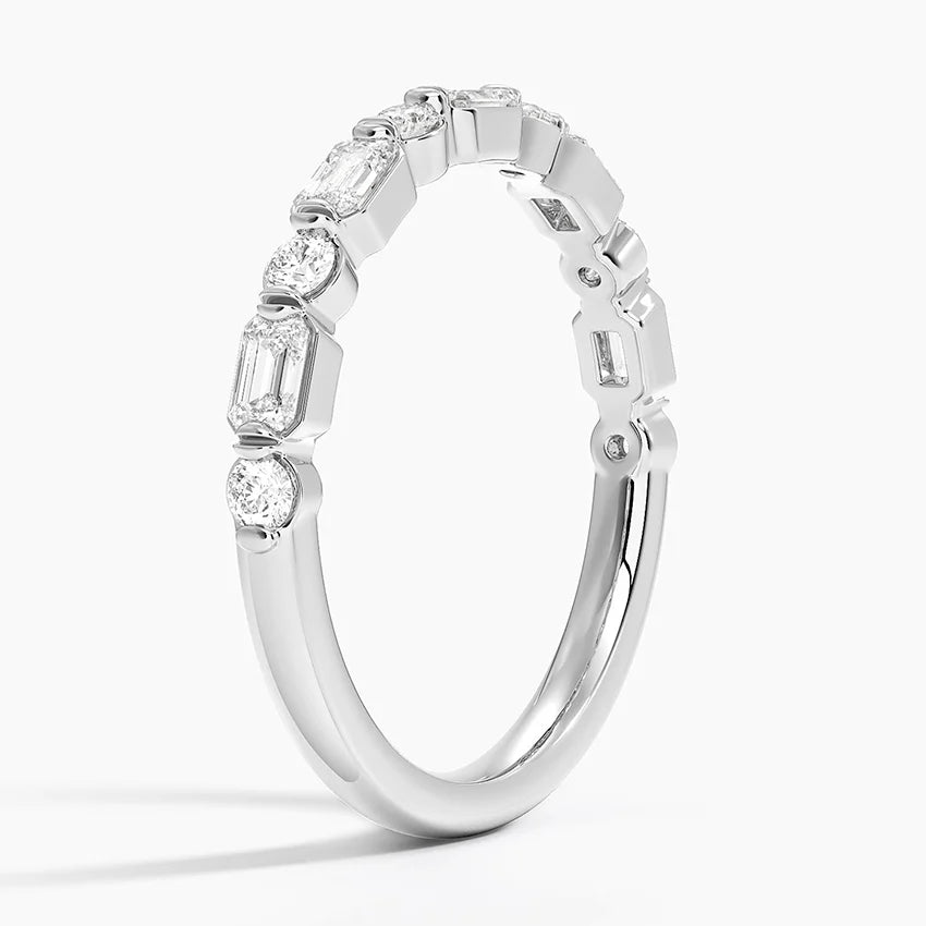 EMERALD ORBIT RING