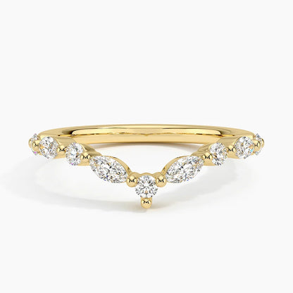 GRAND PALAIS CURVED BAND - M&D Signature Jewels
