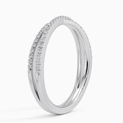 TWIN RADIANCE PAVE BAND - M&D Signature Jewels
