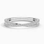 TWIN RADIANCE PAVE BAND