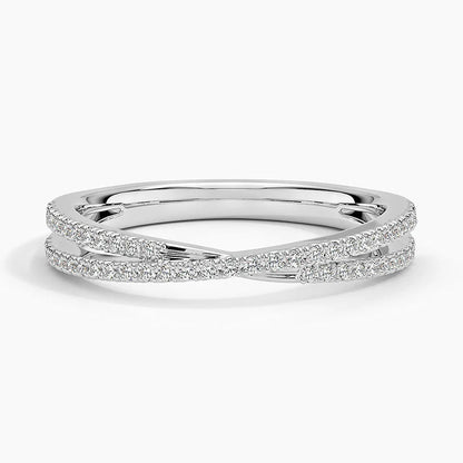 TWIN RADIANCE PAVE BAND - M&D Signature Jewels