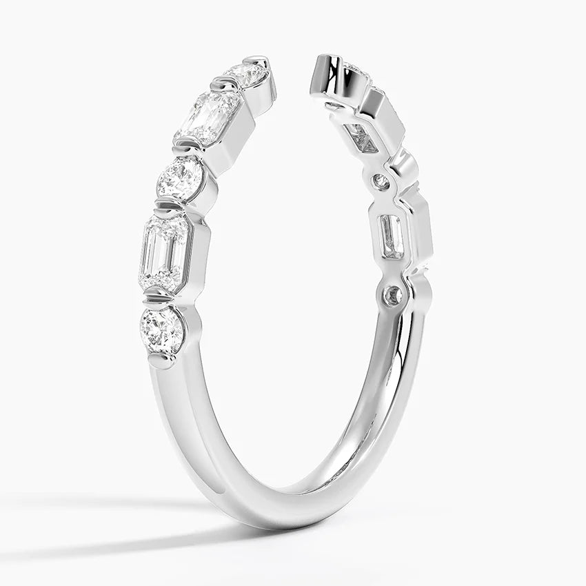 EMERALD ARC RING