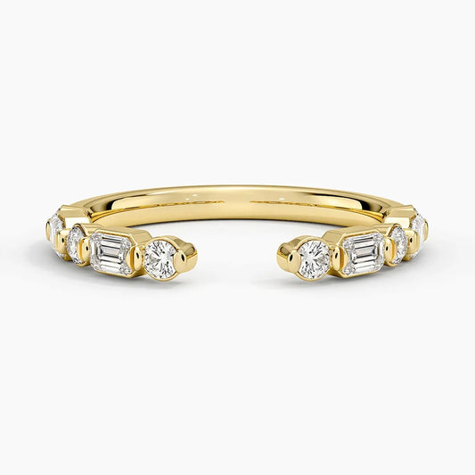 EMERALD ARC RING - M&D Signature Jewels
