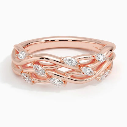 BRAIDED DIAMOND BAND - M&D Signature Jewels