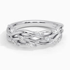BRAIDED DIAMOND BAND