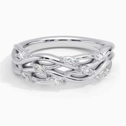 BRAIDED DIAMOND BAND - M&D Signature Jewels