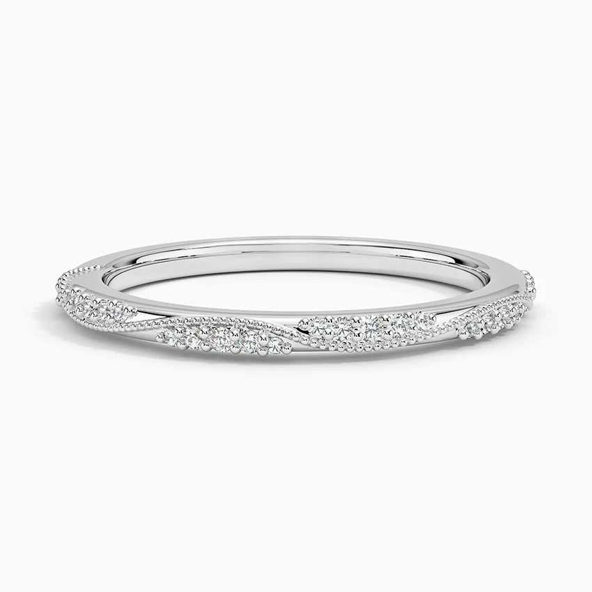 FLORET MILGRAIN RING
