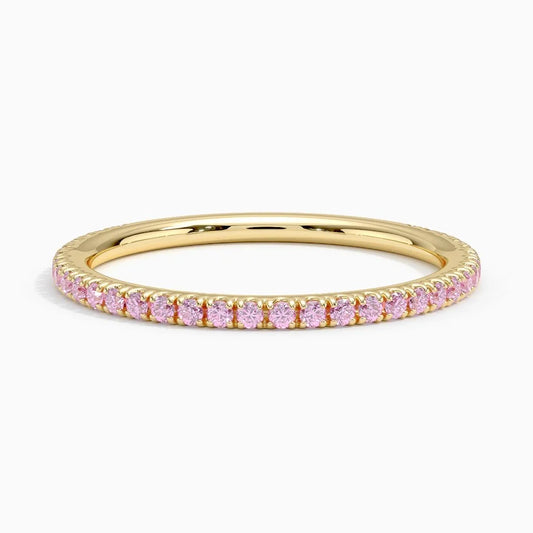 BLUSH PAVE BAND - M&D Signature Jewels
