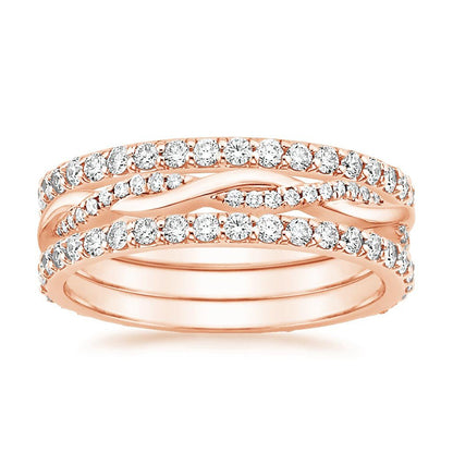 SPIRAL STACK BRILLIANCE RING - M&D Signature Jewels