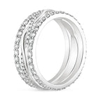 SPIRAL STACK BRILLIANCE RING