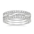 SPIRAL STACK BRILLIANCE RING