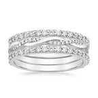 SPIRAL STACK BRILLIANCE RING