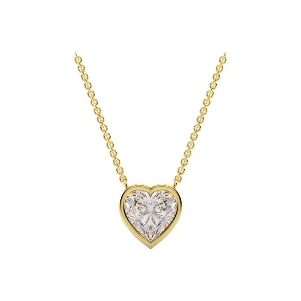 HEART BEZEL PENDANT