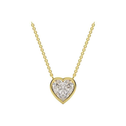 HEART BEZEL PENDANT