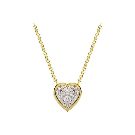 HEART BEZEL PENDANT