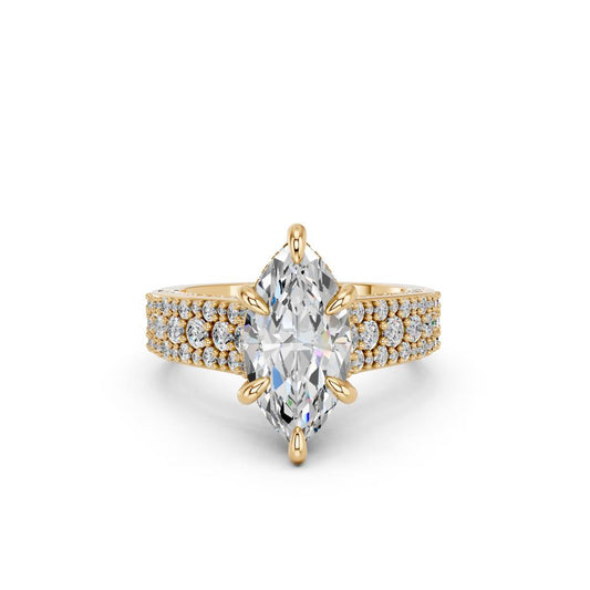 MARQUISE FANCY PAVE RING