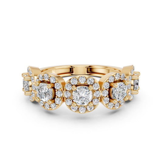 CUSHION FANCY HALO RING