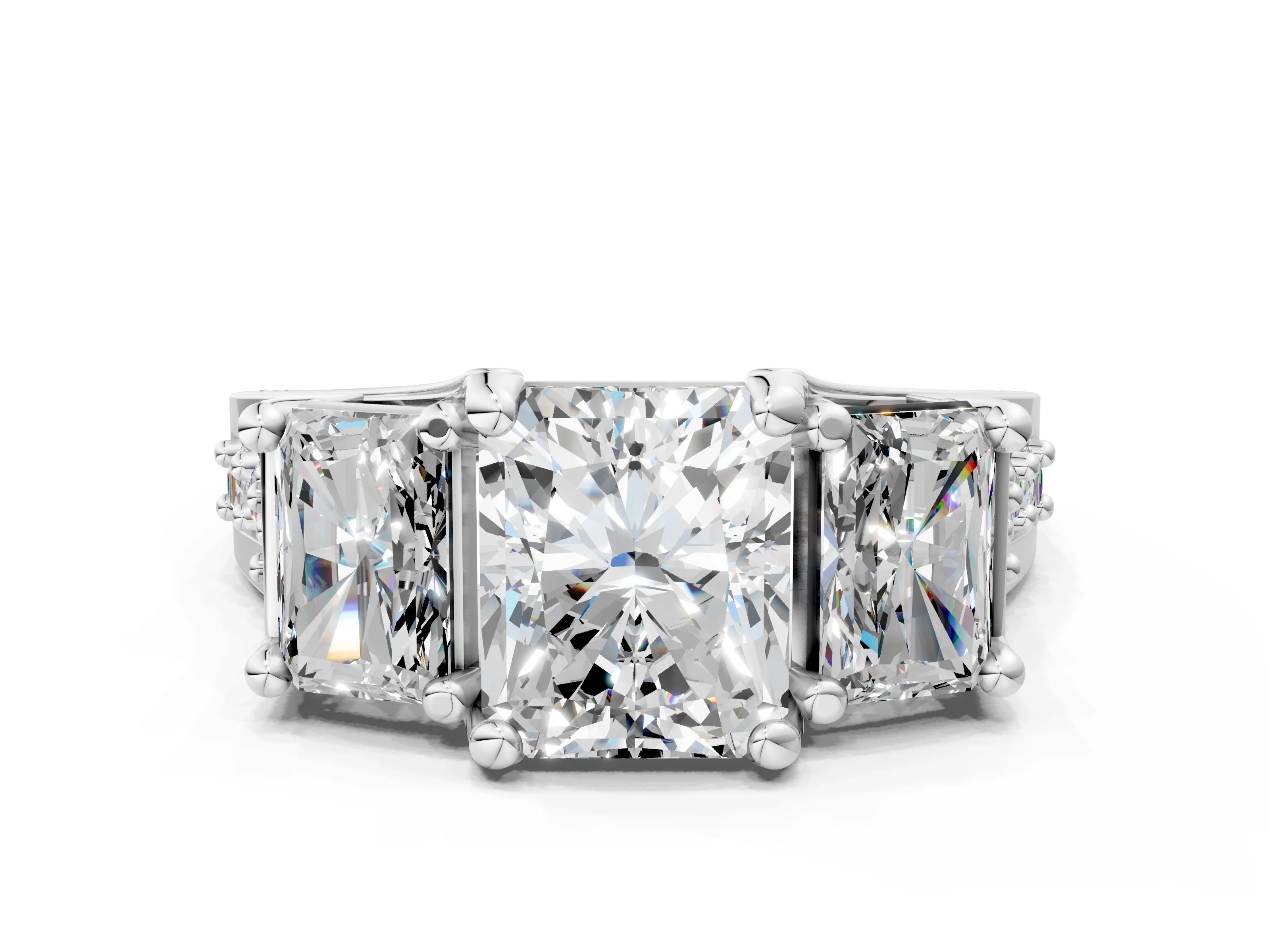 RADIANT 3 STONE RING