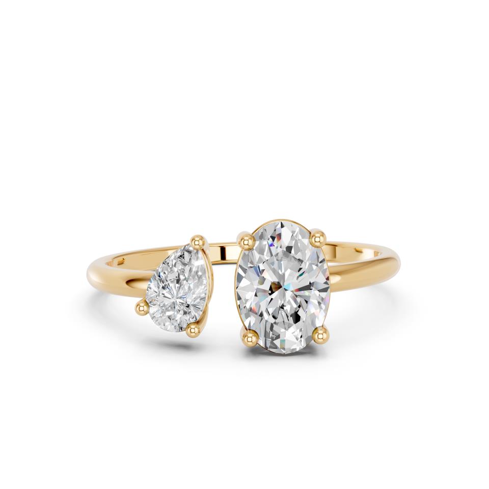 HEART & OVAL TOI MOI RING