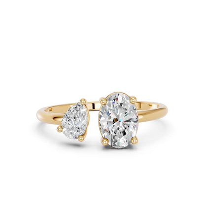 HEART & OVAL TOI MOI RING
