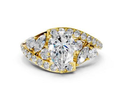 PEAR VINTAGE RING - M&D Signature Jewels