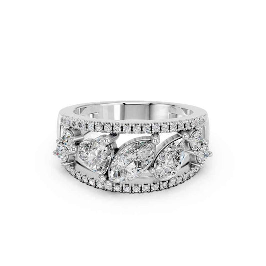 MULTI-SHAPE PAVE BAND