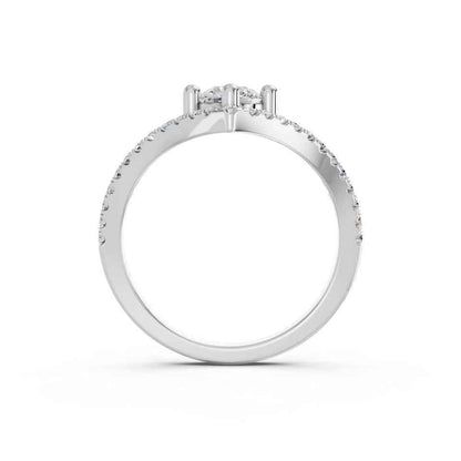 ROUND FANCY PAVE RING