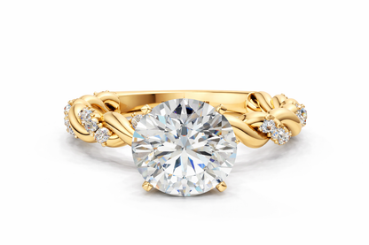 ROUND TWISTED PAVE RING - M&D Signature Jewels