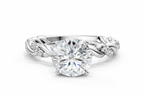 ROUND TWISTED PAVE RING