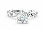 HEART TWISTED PAVE RING