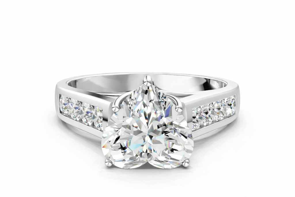 HEART CHANNEL RING