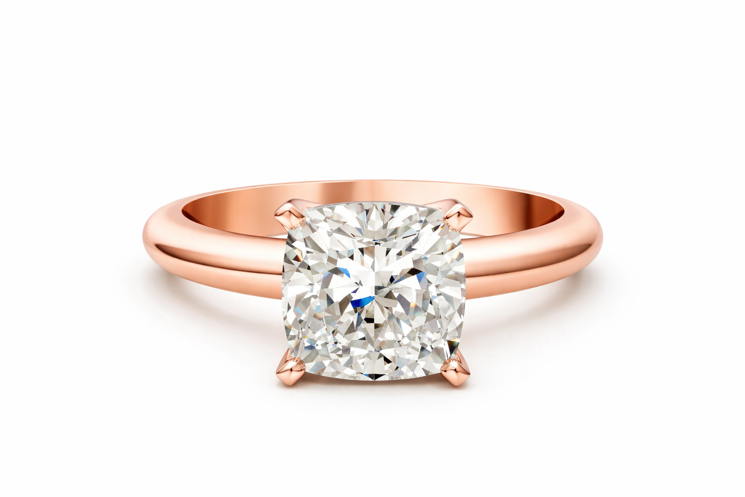 CUSHION SOLITAIRE - M&D Signature Jewels