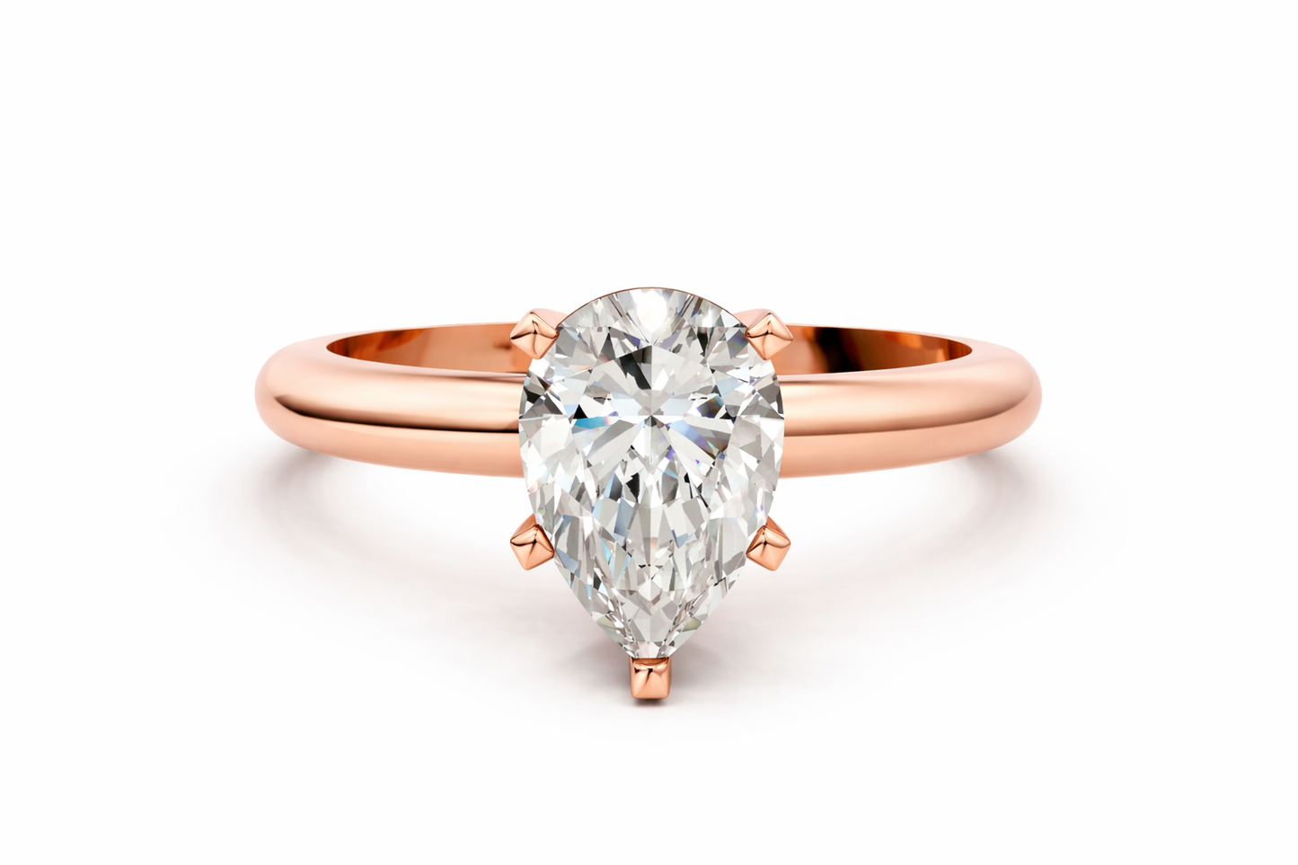 PEAR SOLITAIRE - M&D Signature Jewels