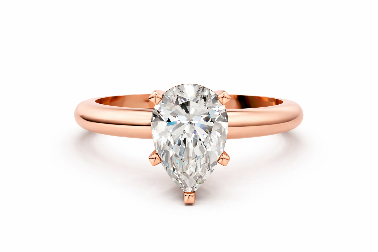 PEAR SOLITAIRE - M&D Signature Jewels