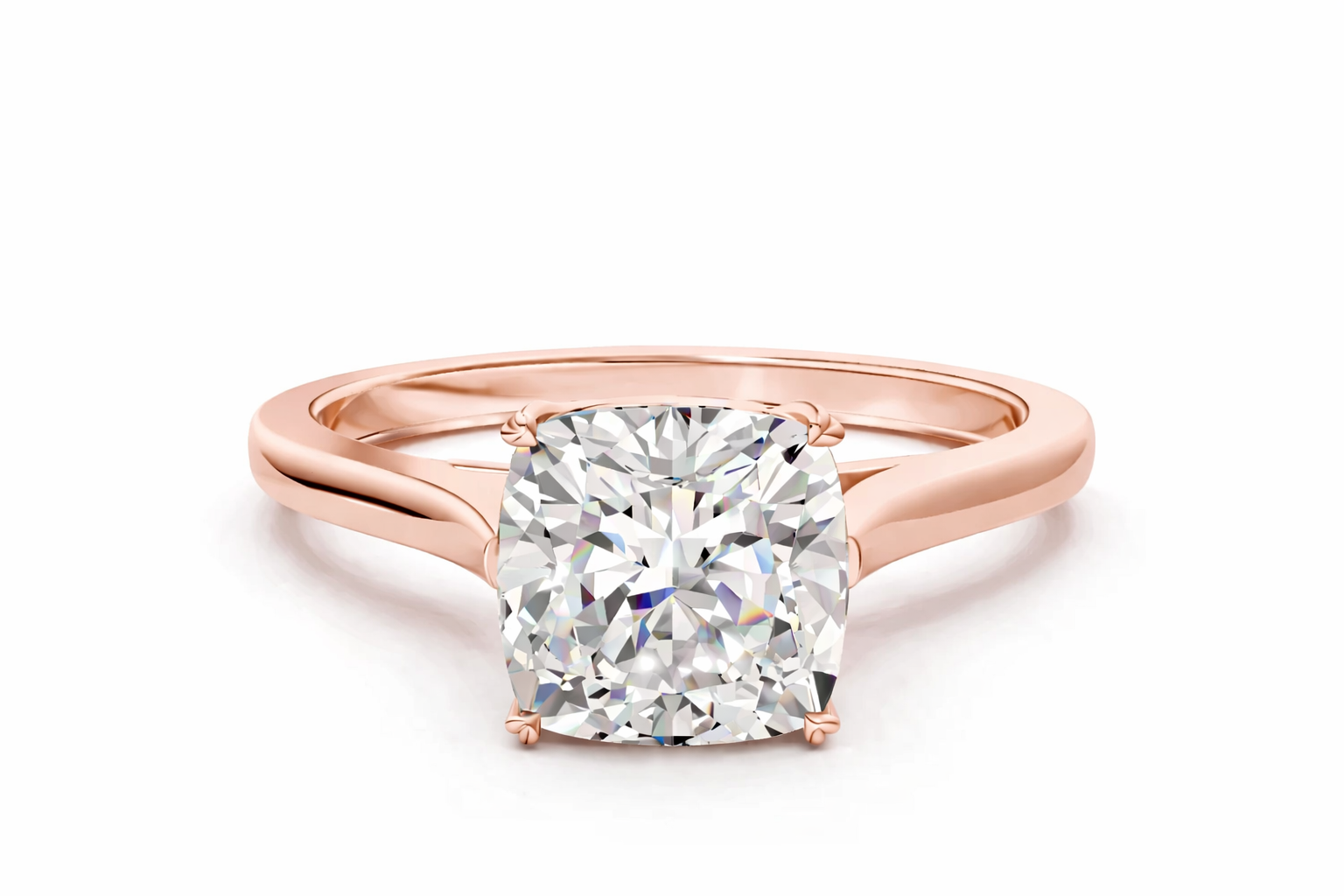 CUSHION SOLITAIRE - M&D Signature Jewels