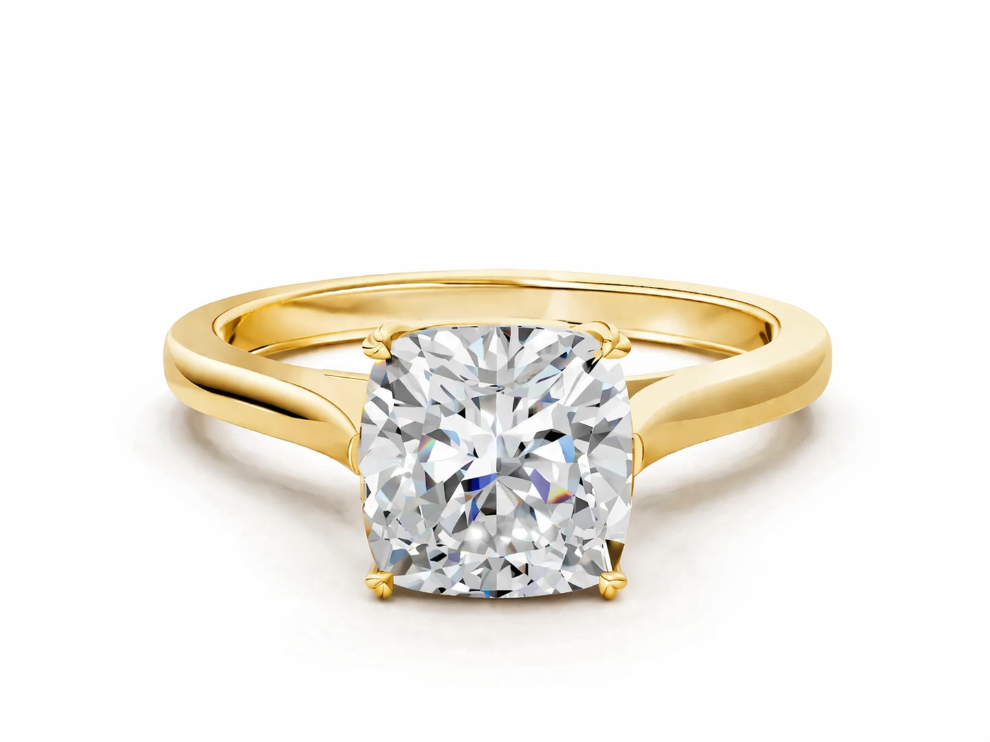 CUSHION SOLITAIRE - M&D Signature Jewels