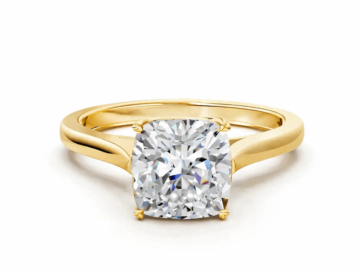 Cushion engagement ring