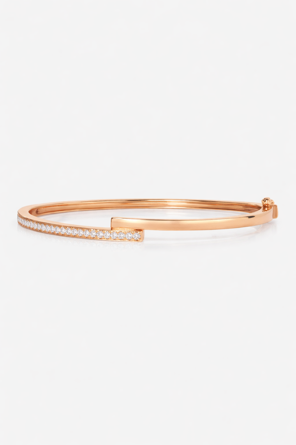 HALF DIAMOND BANGLE
