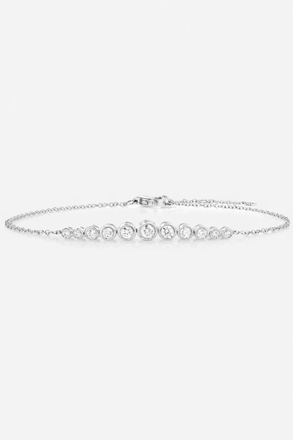 GRADUATED BEZEL DIAMOND BRACELET - M&D Signature Jewels